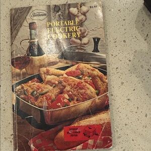 Vintage Sunbeam Portable Electric Cookery - Rustic 1970